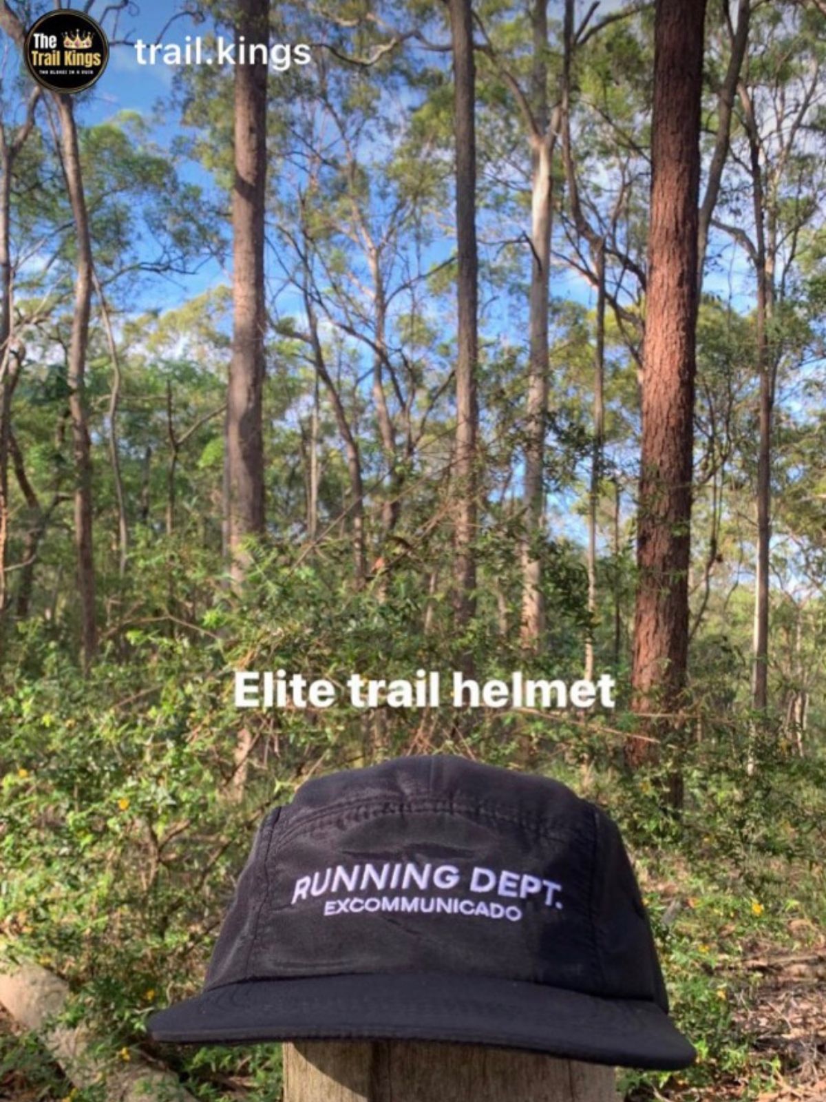 Running Dept. Cap - Jet Black