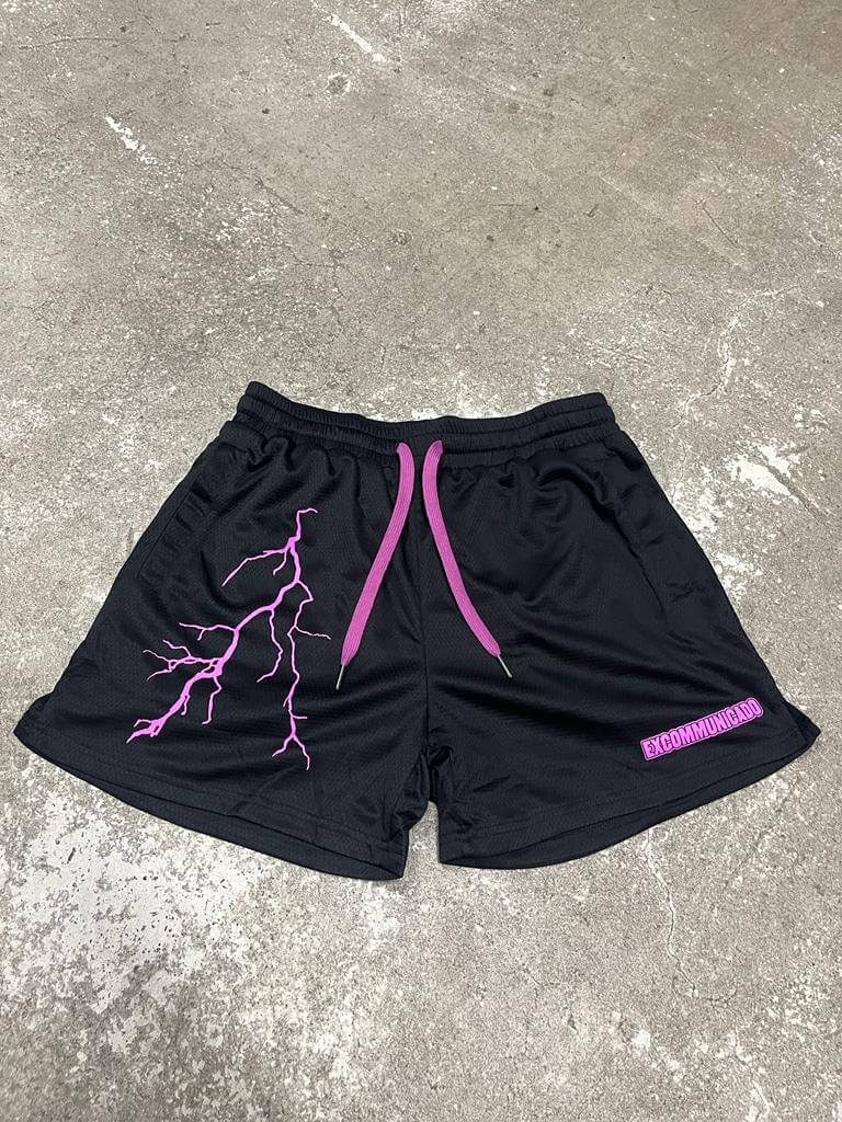 Raiden Shorts - Black / Purple