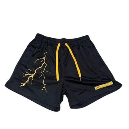 Raiden Shorts - Black / Orange