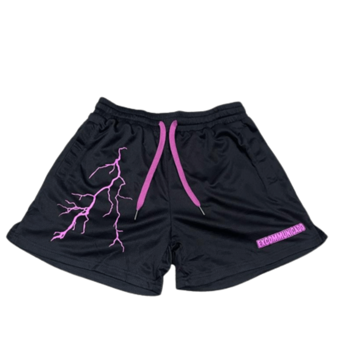 Raiden Shorts - Black / Purple